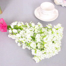 Load image into Gallery viewer, Artificial Baby Breath Gypsophila Flowers Bouquets Fake Silicone Plant Floral Bouquets Arrangement For Wedding Home Hotel Party Decoration
