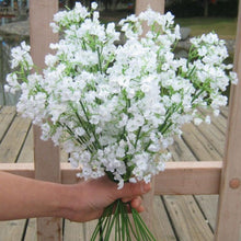 Load image into Gallery viewer, Artificial Baby Breath Gypsophila Flowers Bouquets Fake Silicone Plant Floral Bouquets Arrangement For Wedding Home Hotel Party Decoration
