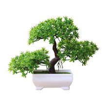 Load image into Gallery viewer, Artificial Bonsai Tree Fake Flower Potted Ornament For Home, Room, Garden, Bookshelves Decoration Desktop Display Artificial Flower Potted for Home Decor
