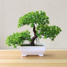 Load image into Gallery viewer, Artificial Bonsai Tree Fake Flower Potted Ornament For Home, Room, Garden, Bookshelves Decoration Desktop Display Artificial Flower Potted for Home Decor
