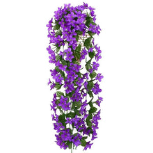 Load image into Gallery viewer, Artificial Flower Wisteria Basket Wall Hanging Flower Party Decoration Simulation For Valentine's Day Wedding Birthdays Hanging Basket Lifelike Garland for Home Wedding Garden/Yard String Floral Decoration
