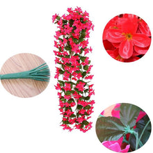 Load image into Gallery viewer, Artificial Flower Wisteria Basket Wall Hanging Flower Party Decoration Simulation For Valentine's Day Wedding Birthdays Hanging Basket Lifelike Garland for Home Wedding Garden/Yard String Floral Decoration
