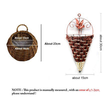 Load image into Gallery viewer, Artificial Flower Wisteria Basket Wall Hanging Flower Party Decoration Simulation For Valentine's Day Wedding Birthdays Hanging Basket Lifelike Garland for Home Wedding Garden/Yard String Floral Decoration
