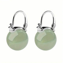 Load image into Gallery viewer, Artificial Jade Temperament Earrings
