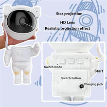 Load image into Gallery viewer, Astronaut Galaxy Starry Sky Projector with Timer Remote
