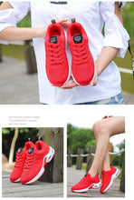 Load image into Gallery viewer, Athletic Sport Platform Sneakers Breathable Women Casual Fashion Height Increasing Shoes Air Cushion Soft Bottom Ultra Lightweight Running Workout Shoes Sports Design
