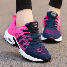Load image into Gallery viewer, Athletic Sport Platform Sneakers Breathable Women Casual Fashion Height Increasing Shoes Air Cushion Soft Bottom Ultra Lightweight Running Workout Shoes Sports Design
