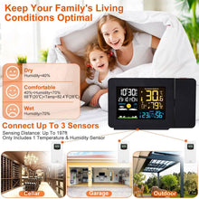 Load image into Gallery viewer, Atomic Projection Alarm Clock
