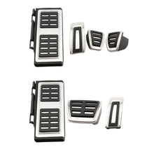 Load image into Gallery viewer, Auto Car Pedals Foot Fuel Brake Clutch Cover Nonslip Car Pedal Pads Auto Sports Gas Fuel Petrol Clutch Brake Pad Cover Foot Pedals Rest Plate Kit Pedal Covers Accessories Replacement Pedal Aluminum Alloy Pedals Set
