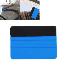 Load image into Gallery viewer, Auto Styling Vinyl Carbon Fiber Window Ice Remover Cleaning Wash Car Scraper With Felt Squeegee Tool Film Wrapping Accessories Vehicle Vinyl Wrap Window Tint Film  Plastic Felt Edge Squeegee For Car Vinyl Scraper Decal Applicator
