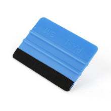 Load image into Gallery viewer, Auto Styling Vinyl Carbon Fiber Window Ice Remover Cleaning Wash Car Scraper With Felt Squeegee Tool Film Wrapping Accessories Vehicle Vinyl Wrap Window Tint Film  Plastic Felt Edge Squeegee For Car Vinyl Scraper Decal Applicator
