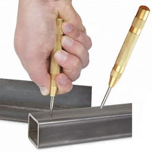Load image into Gallery viewer, Automatic Center Pin Punch Strike Spring Loaded Marking Starting Holes Tool
