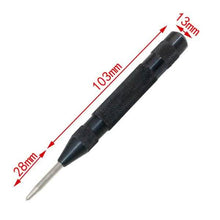 Load image into Gallery viewer, Automatic Center Pin Punch Strike Spring Loaded Marking Starting Holes Tool
