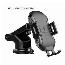 Load image into Gallery viewer, Automatic Clamping Wireless Car Charger Mount

