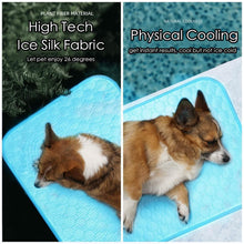Load image into Gallery viewer, Automatic Cooling Dog Mat Washable Pet Sleeping Blanket Mat
