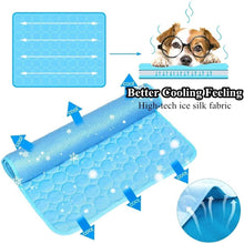 Load image into Gallery viewer, Automatic Cooling Dog Mat Washable Pet Sleeping Blanket Mat
