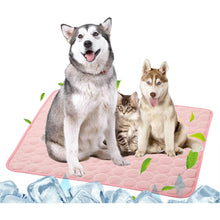 Load image into Gallery viewer, Automatic Cooling Dog Mat Washable Pet Sleeping Blanket Mat
