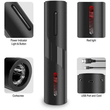Load image into Gallery viewer, Automatic Electric Wine Bottle Corkscrew Opener
