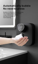 Load image into Gallery viewer, Automatic Liquid Soap Dispenser Intelligent Induction Hand Washer LED Temperature Display Wall-mounted Foam Soap Dispenser Automatic Induction Soap Dispenser Wall-Mounted Mobile Phone Washing Infrared Thermometer Household
