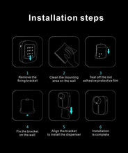 Load image into Gallery viewer, Automatic Liquid Soap Dispenser Intelligent Induction Hand Washer LED Temperature Display Wall-mounted Foam Soap Dispenser Automatic Induction Soap Dispenser Wall-Mounted Mobile Phone Washing Infrared Thermometer Household

