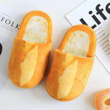 Load image into Gallery viewer, Autumn Winter Home Slippers Warm Home Shoes Look Bread Bun Plush Cotton Indoor Slipper For Women Comfort Slip On Memory Foam Slippers Fur Slip-On House Shoes
