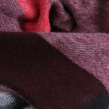 Load image into Gallery viewer, Autumn Winter Super Soft Hijab Classic Cashmere Tartan Lightweight Pure Wool Plaid Scarf Women's Shawls Elegant Thickened To Keep Warm For Women
