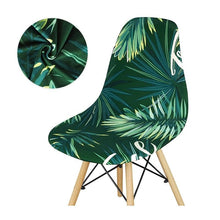 Load image into Gallery viewer, Avangarde Style  Printed Seat Cover For Shell Chair Armless Shell Chair Cover Banquet Home Slipcover Elastic Removable Stretch High Back For Sofa Armchairs
