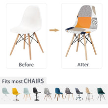 Load image into Gallery viewer, Avangarde Style  Printed Seat Cover For Shell Chair Armless Shell Chair Cover Banquet Home Slipcover Elastic Removable Stretch High Back For Sofa Armchairs
