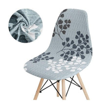 Load image into Gallery viewer, Avangarde Style  Printed Seat Cover For Shell Chair Armless Shell Chair Cover Banquet Home Slipcover Elastic Removable Stretch High Back For Sofa Armchairs

