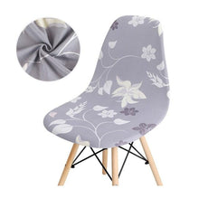 Load image into Gallery viewer, Avangarde Style  Printed Seat Cover For Shell Chair Armless Shell Chair Cover Banquet Home Slipcover Elastic Removable Stretch High Back For Sofa Armchairs
