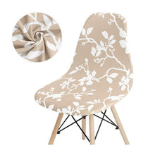 Load image into Gallery viewer, Avangarde Style  Printed Seat Cover For Shell Chair Armless Shell Chair Cover Banquet Home Slipcover Elastic Removable Stretch High Back For Sofa Armchairs
