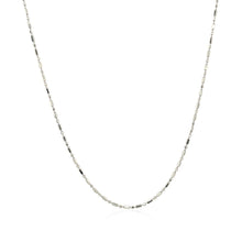 Load image into Gallery viewer, 14k White Gold Diamond-Cut Bead Chain 1.0mm
