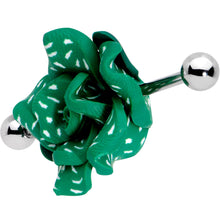 Load image into Gallery viewer, Handcrafted Beautiful Succulent Flower Industrial Barbell 32mm
