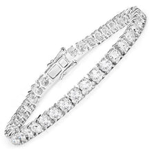 Load image into Gallery viewer, 10.00 Carat Lab Grown Diamond 14K White Gold Bracelet
