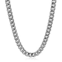 Load image into Gallery viewer, 5.5mm 14k White Gold Miami Cuban Semi Solid Chain
