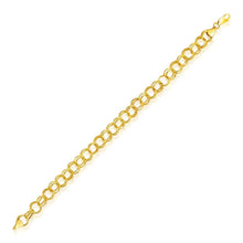 Load image into Gallery viewer, 8.0 mm 14k Yellow Gold Lite Charm Bracelet
