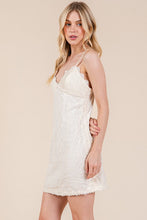 Load image into Gallery viewer, New Summer Lace Detail Adjustable Strap Mini Cami Dress For Women Feminine and Elegant Lace-Detail Cami Dress with Adjustable Straps
