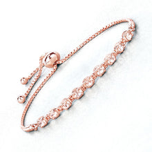 Load image into Gallery viewer, 1.35 Carat Genuine Morganite .925 Sterling Silver Bracelet

