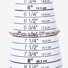 Load image into Gallery viewer, 1.56 Carat Genuine Tanzanite and White Diamond .925 Sterling Silver Bracelet
