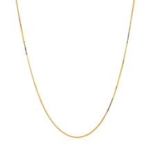 Load image into Gallery viewer, 14k Yellow Gold Classic Box Chain 0.45mm
