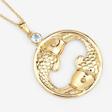 Load image into Gallery viewer, 0.22 Carat Genuine Aquamarine .925 Sterling Silver Pendant
