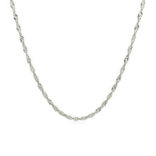 Load image into Gallery viewer, 10k White Gold Singapore Chain 1.5mm

