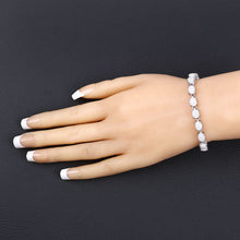 Load image into Gallery viewer, 10.26 Carat Genuine Opal .925 Sterling Silver Bracelet
