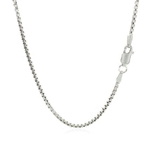 Load image into Gallery viewer, 14k White Gold Round Box Chain 1.7mm
