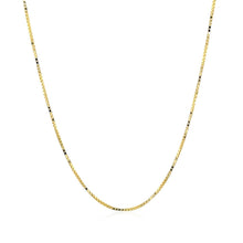 Load image into Gallery viewer, 14k Yellow Gold Classic Box Chain 0.7mm
