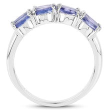 Load image into Gallery viewer, 3.00 Carat Genuine Tanzanite .925 Sterling Silver Ring
