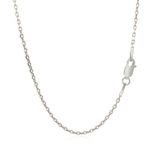 Load image into Gallery viewer, Sterling Silver Rhodium Plated Cable Chain 1.5mm
