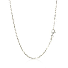 Load image into Gallery viewer, 18k White Gold Round Cable Chain 1.5mm
