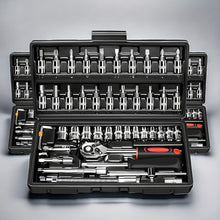 Load image into Gallery viewer, 46pc Ratchet &amp; Wrench Tool Set

