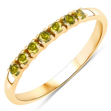 Load image into Gallery viewer, 0.22 Carat Genuine Dark Yellow Diamond 14K Yellow Gold Ring (I1-I2)
